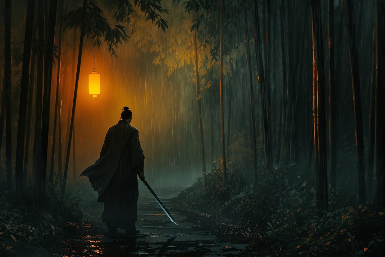 江湖夜雨 - 2024年作品 尘落影院 - 江湖夜雨 - 新派武侠回归之作海报